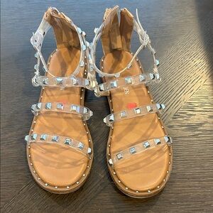 Studded Tan Sandals
